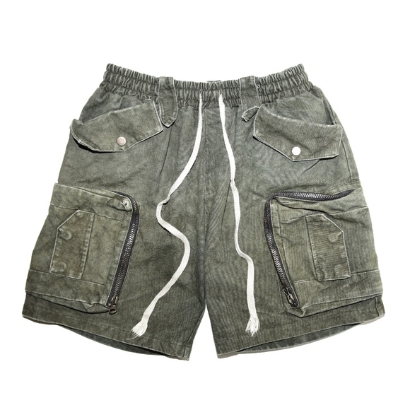 Japanese Overdye Heavy Cotton Cargo Shorts